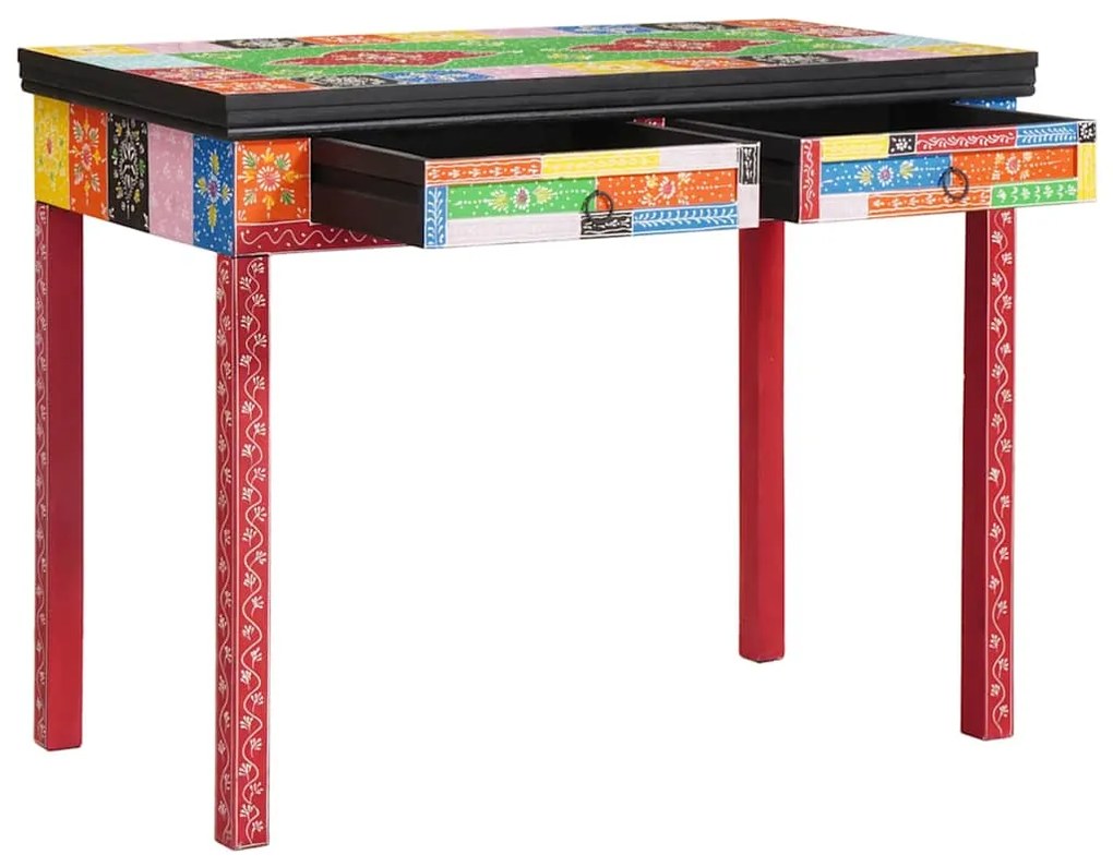 Γραφείο με συρτάρι Καφέ 100 x 50 x 75 cm Μασίφ ξύλο μάνγκο