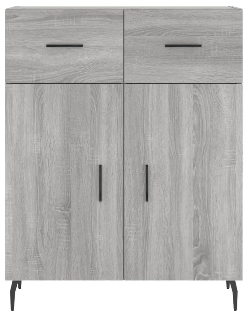 vidaXL Ντουλάπι Γκρι Sonoma 69,5 x 34 x 90 εκ. από Επεξεργασμένο Ξύλο