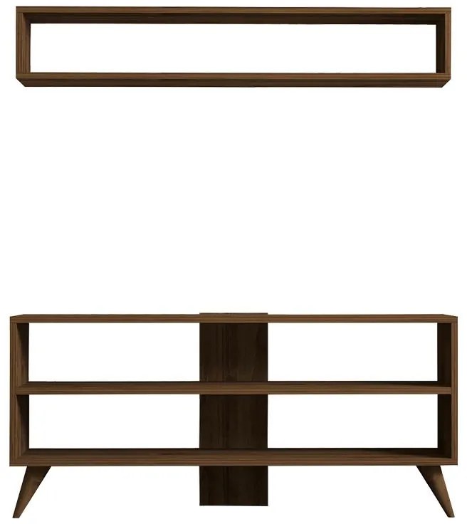 Σύνθετο σαλονιού Prestige καρυδί 120x29,6x50 εκ. 120x29.6x50 εκ.