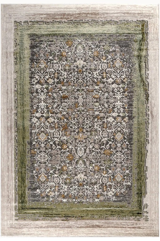 Χαλί Elements 39800-040 Beige-Green Merinos 200X290cm