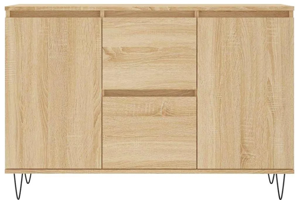 vidaXL Μπουφές Sonoma Δρυς 104 x 35 x 70 εκ. από Επεξεργασμένο Ξύλο