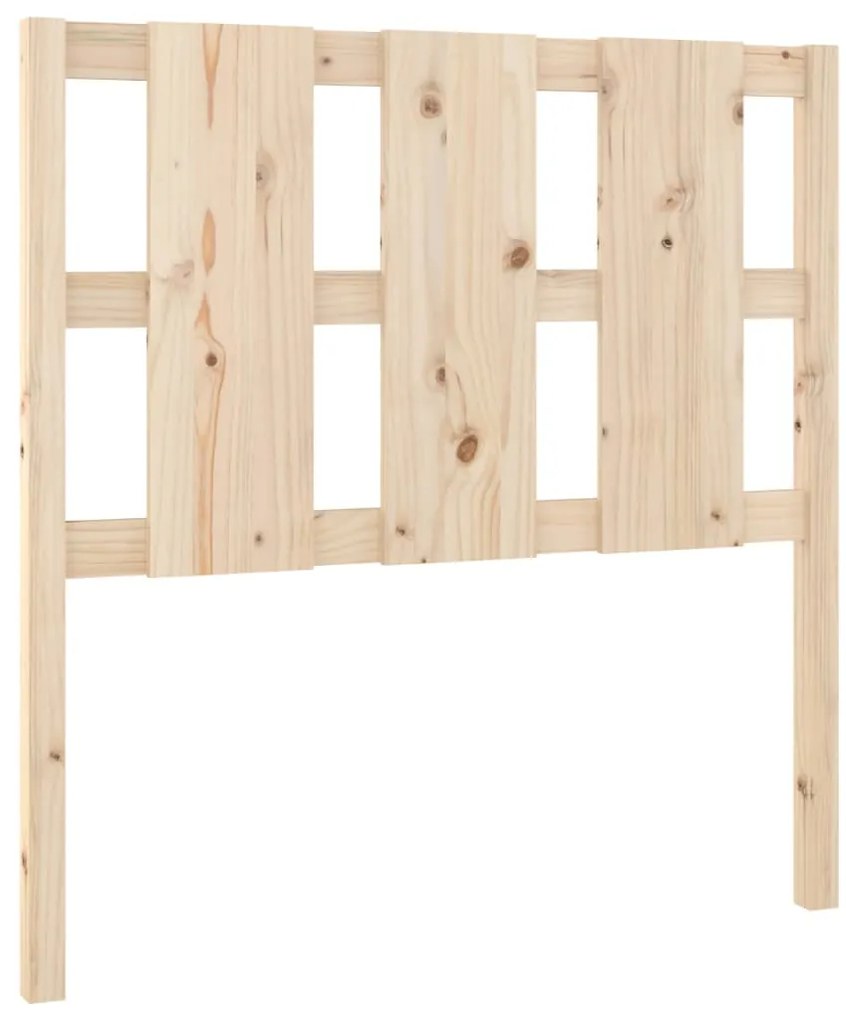vidaXL Κεφαλάρι Κρεβατιού 95,5 x 4 x 100 εκ. από Μασίφ Ξύλο Πεύκου