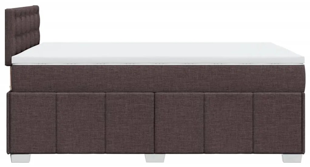 ΚΡΕΒΑΤΙ BOXSPRING ΜΕ ΣΤΡΩΜΑ ΣΚΟΥΡΟ ΚΑΦΕ 120X200 ΕΚ. ΥΦΑΣΜΑΤΙΝΟ 3287052