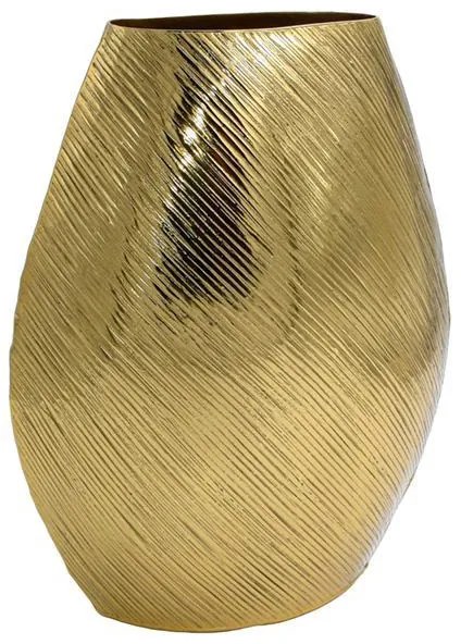 Μεταλλικό Διακοσμητικό Βάζο FL7803 Fylliana Χρυσό 25x13x31 εκ. 25x13x31 εκ.