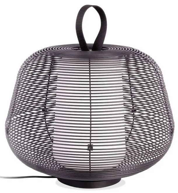Φωτιστικό Δαπέδου Επαναφορτιζόμενο Nara 72102-156 1xE27 IP65 46x35cm Black Faro Barcelona