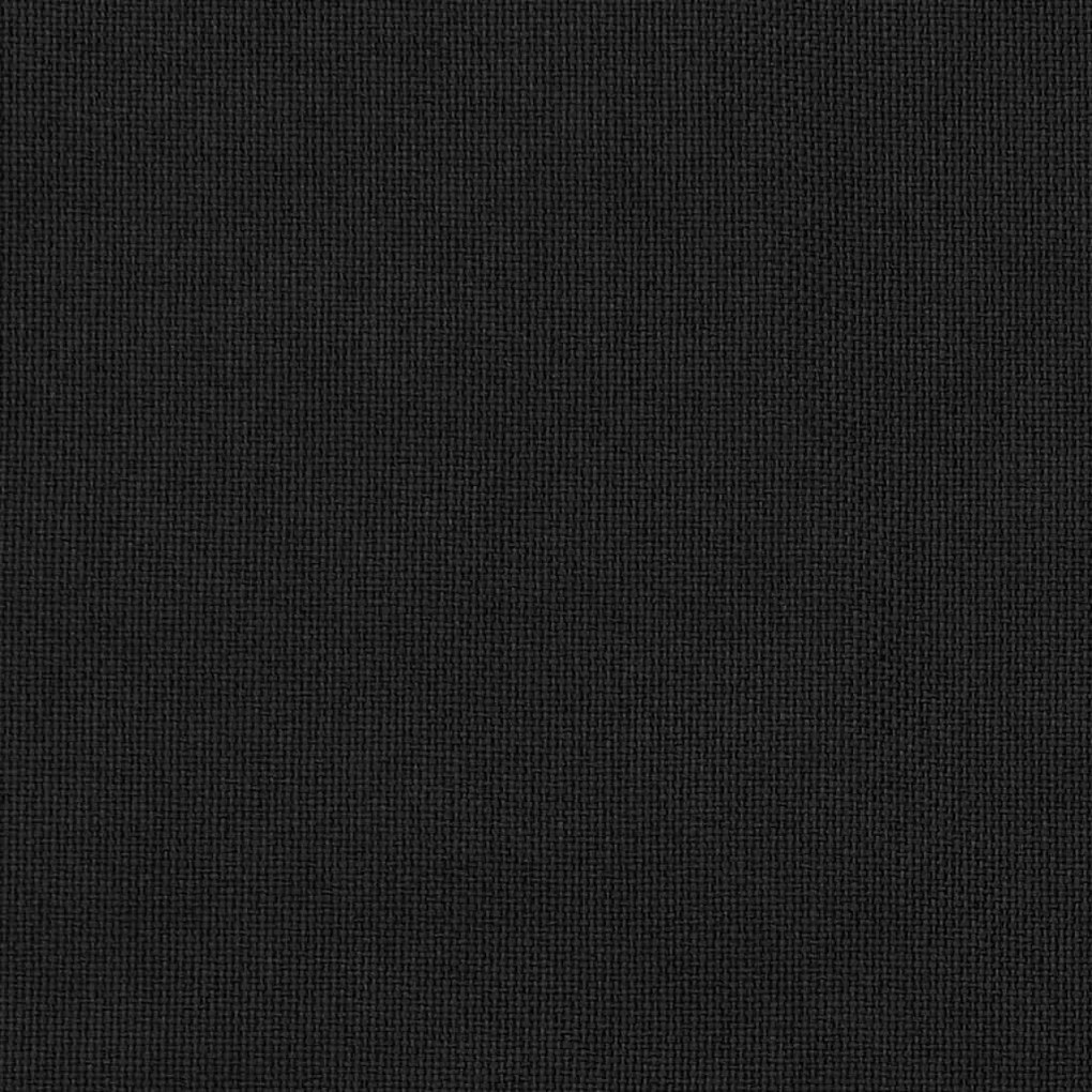 vidaXL Κουρτίνες Συσκότ. με Γάντζους/'Οψη Λινού 2 τεμ Μαύρο 140x245 εκ