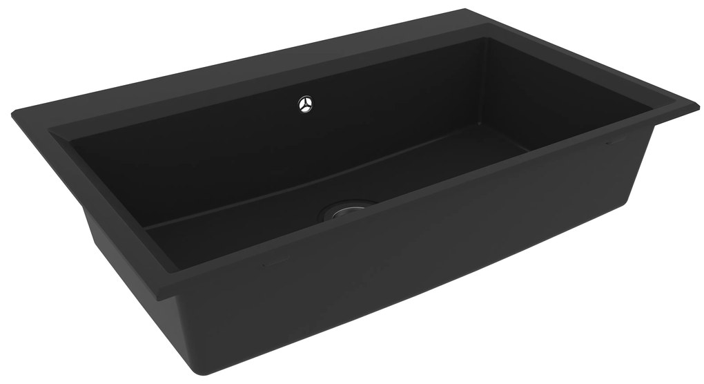 vidaXL Κουζίνα Σιντρι Μαύρο 790x500x193 εκ Γρανίτης