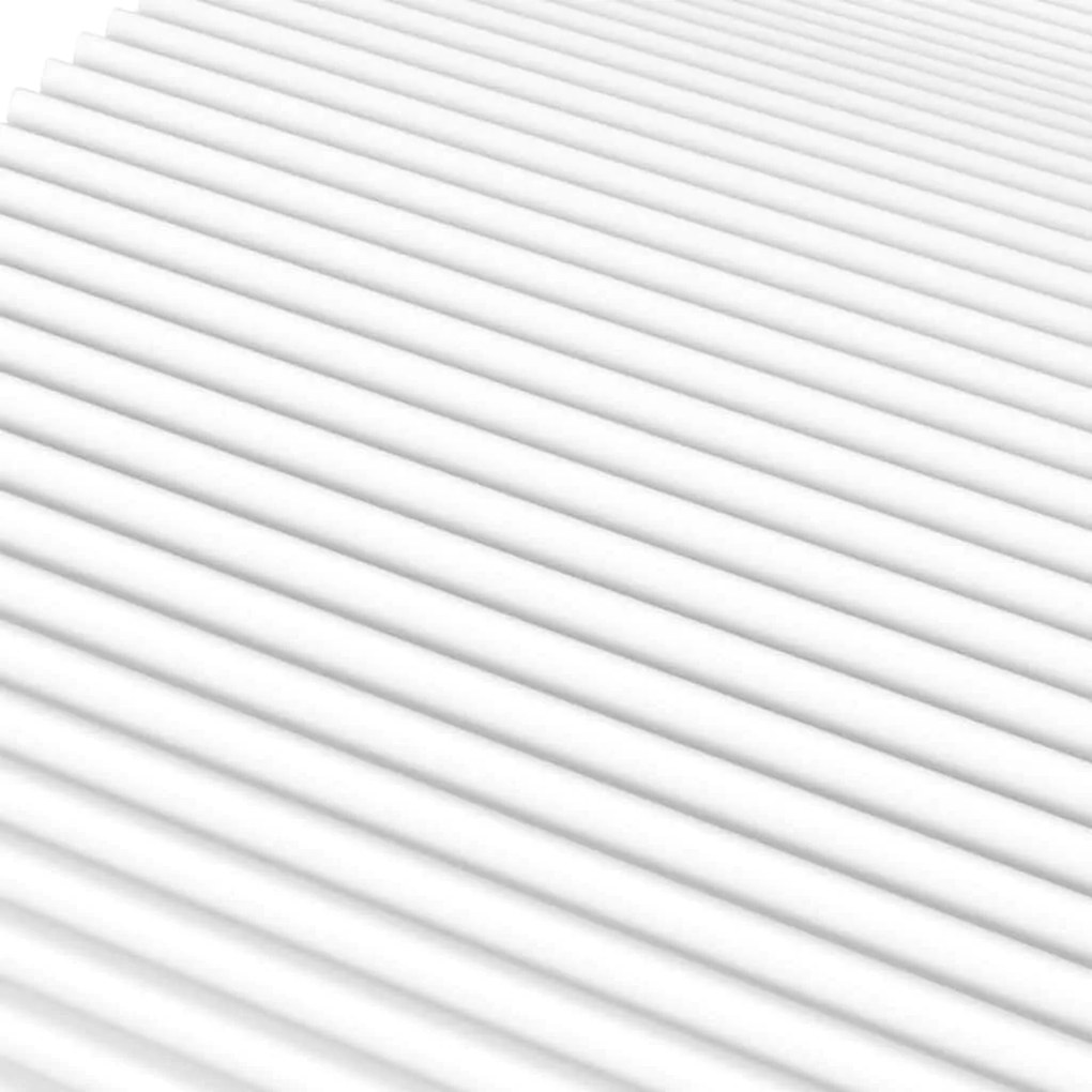 vidaXL Στρώμα Αφρού Σκληρότητα H2 H3 Λευκό 90x210 εκ.