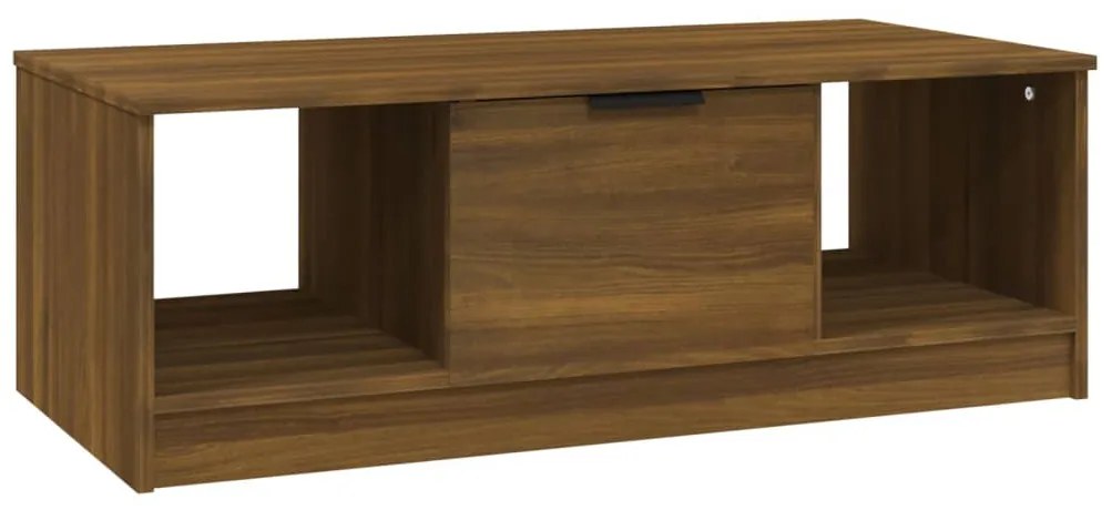 vidaXL Τραπεζάκι Σαλονιού Καφέ Δρυς 102x50x36 εκ. Επεξεργασμένο Ξύλο