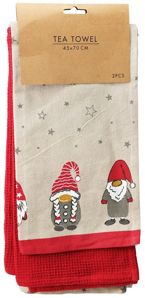 Χριστουγεννιάτικα Ποτηρόπανα (Σετ 2τμχ) K-M A35842640