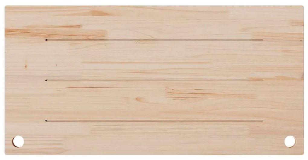 vidaXL Επιφάνεια Γραφείου 110 x 55 x 2,5 εκ. από Μασίφ Ξύλο Πεύκου