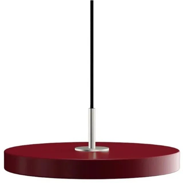 Φωτιστικό Οροφής Asteria Plus Mini Steel 2291C4174 Φ31x10.5cm Led 1200lm 18W 2400-3000k Ruby Red Umage