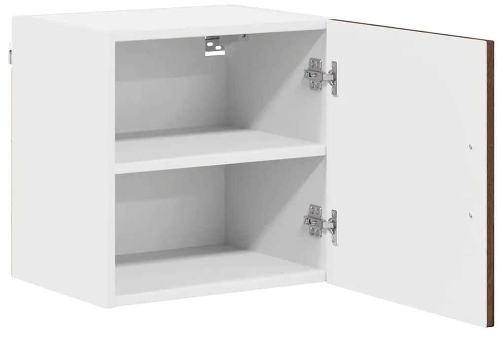 vidaXL Κρεμαστό ντουλάπι κουζίνας με ράφι Καφέ δρυς 40 x 31 x 40 εκ.