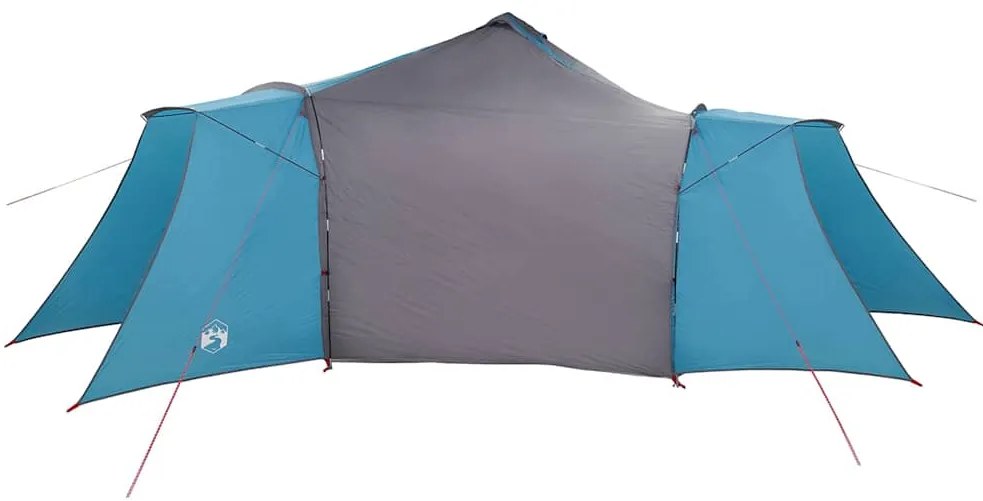 vidaXL Σκηνή Τιπί με στέγη Μπλε και Γκρι 492 x 492 x 275 εκ ύφασμα