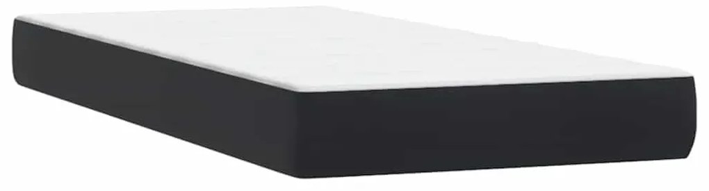 vidaXL Box Spring Κρεβάτι με στρώματα Μαύρο 200x210 cm Βελούδινο