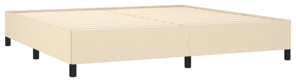 ΚΡΕΒΑΤΙ BOXSPRING ΜΕ ΣΤΡΩΜΑ ΚΡΕΜ 200X200 ΕΚ. ΥΦΑΣΜΑΤΙΝΟ 3127834