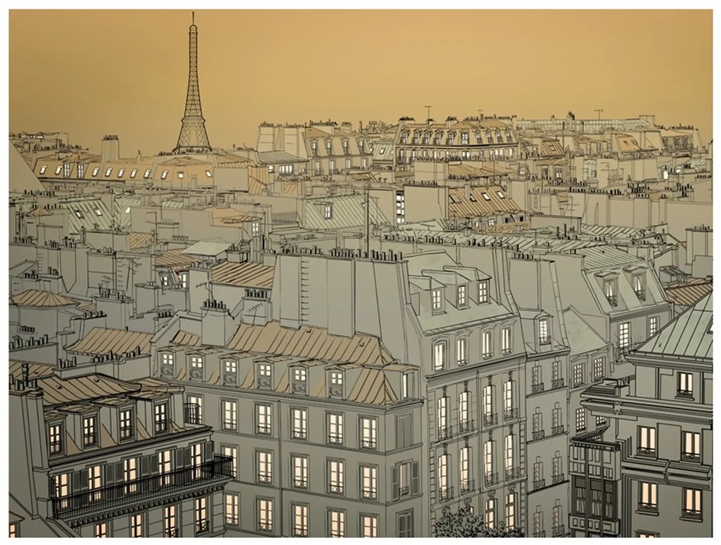 Φωτοταπετσαρία - Good night Paris! 200x154