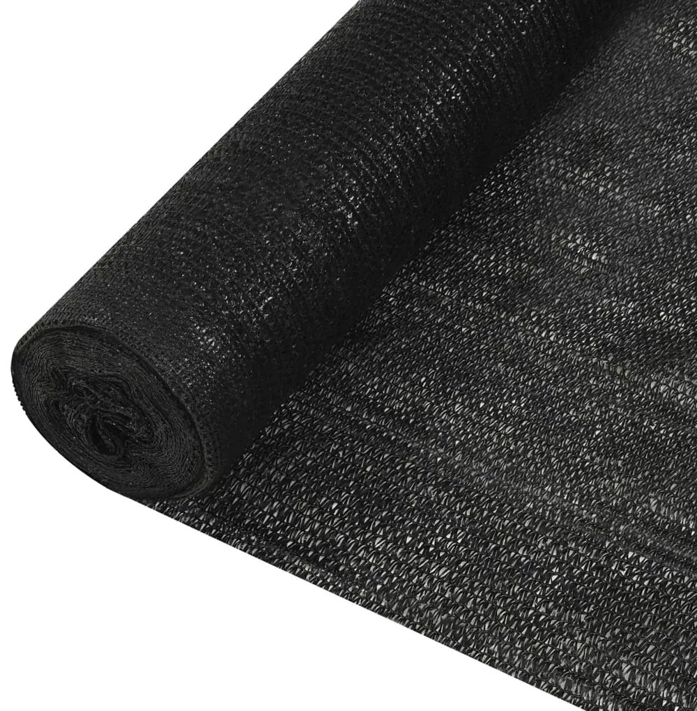 vidaXL Δίχτυ Σκίασης Μαύρο 1,2  x 10 μ. από HDPE 150 γρ./μ²