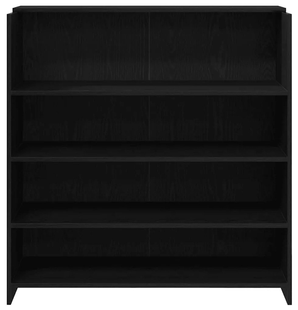 vidaXL Γραφείο υποδοχής Μαύρο Δρυς 100x50x103,5 εκ. Επεξεργασμένο Ξύλο