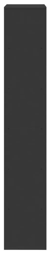 vidaXL Βιβλιοθήκη Μαύρη 100x33x187,5 εκ. Επεξ. Ξύλο