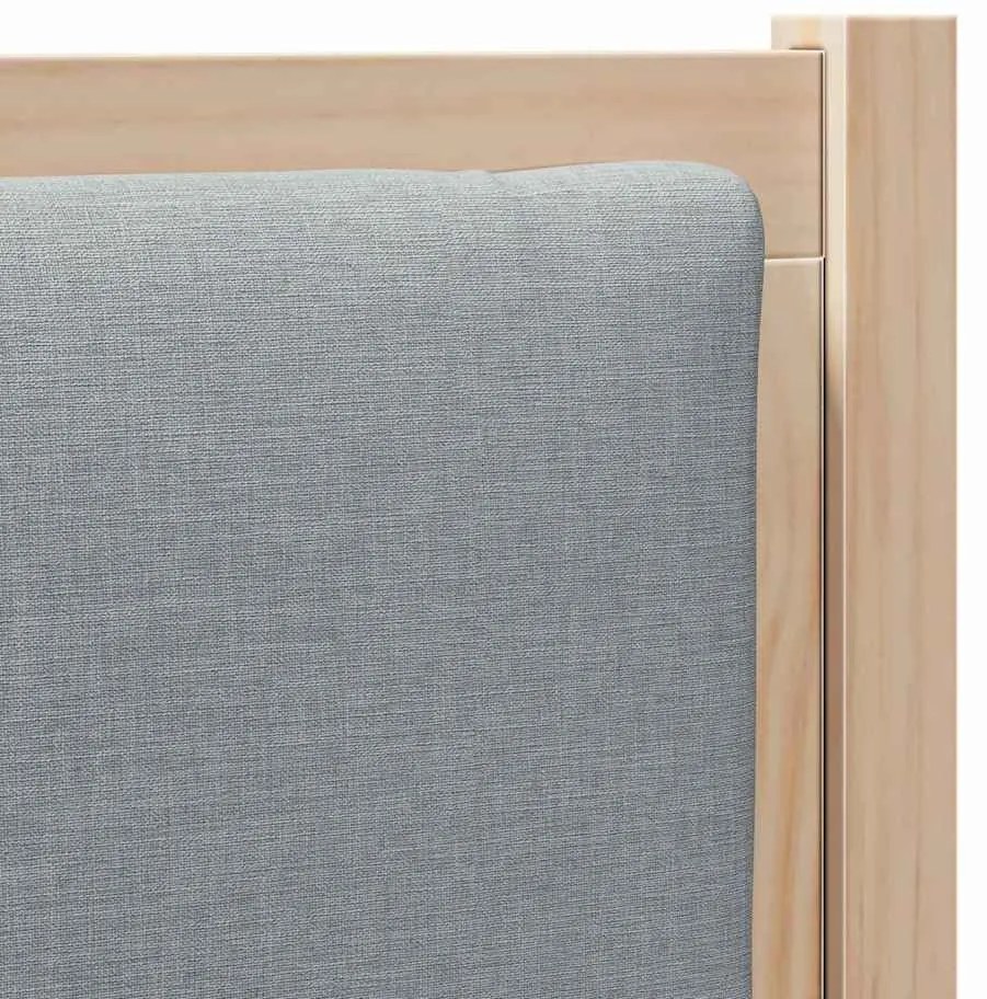 vidaXL Κεφαλάρι Άλλο Καφέ 80 cm Μασίφ ξύλο πεύκου