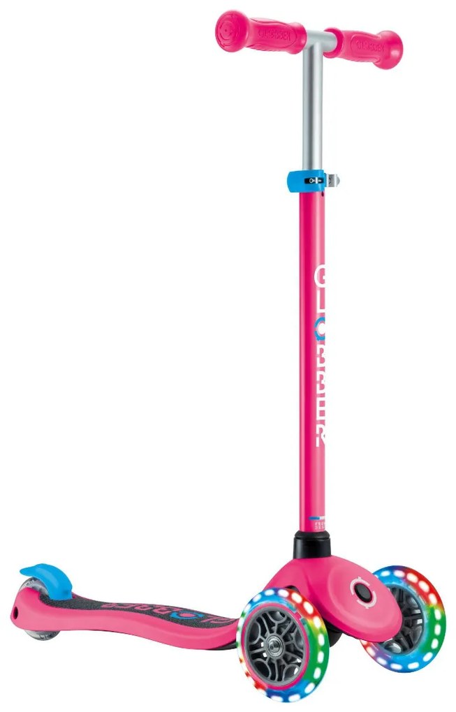 Globber Scooter Primo Lights V2 Fuchsia