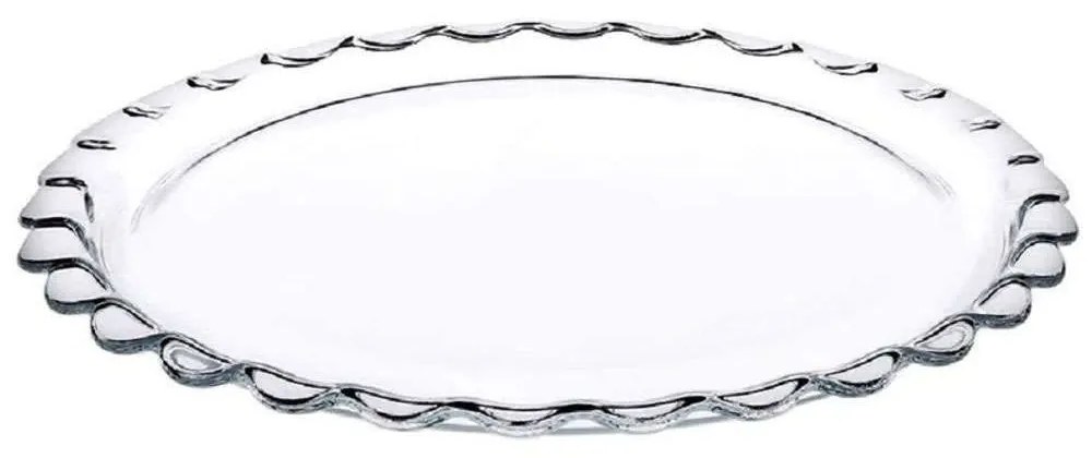 Πιατέλα Σερβιρίσματος Petite Patisserie SP10673G1 Φ26,4x1,4cm Clear Espiel Γυαλί