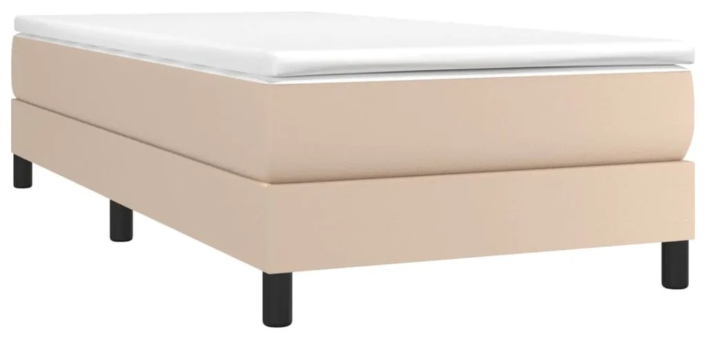 ΚΡΕΒΑΤΙ BOXSPRING ΜΕ ΣΤΡΩΜΑ ΚΑΠΟΥΤΣΙΝΟ 90X190ΕΚ.ΑΠΟ ΣΥΝΘ. ΔΕΡΜΑ 3144236