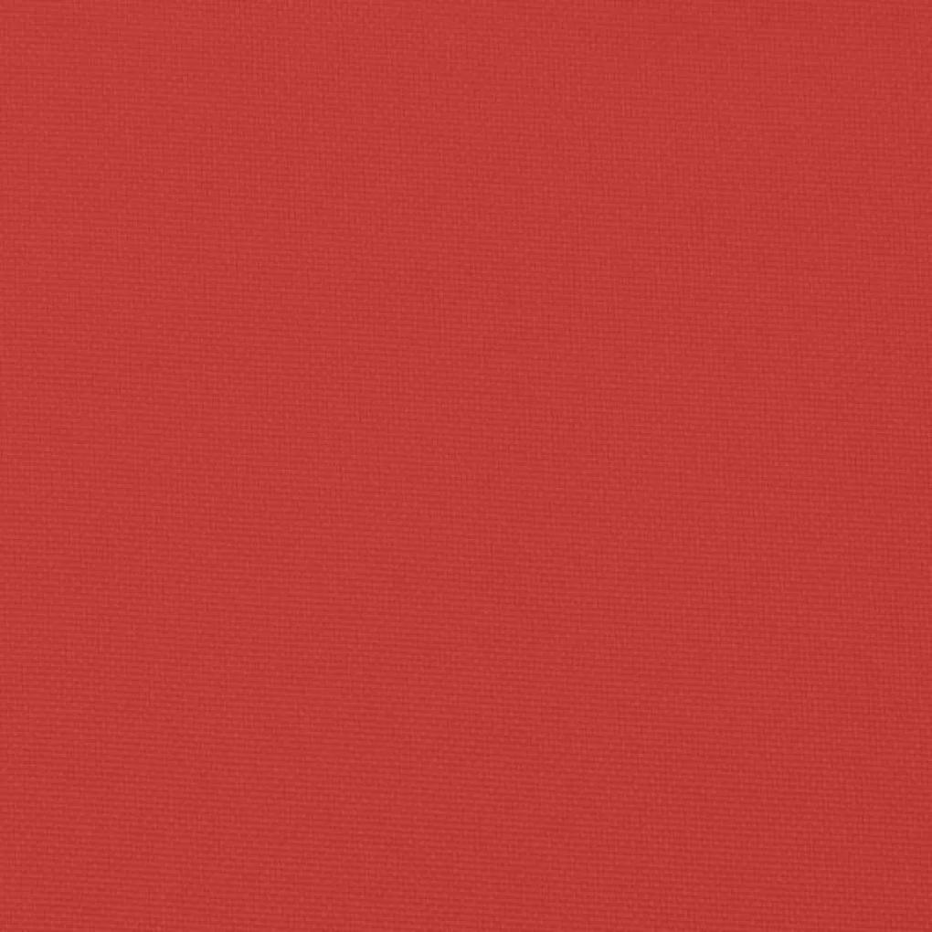 Μαξιλάρι Πάγκου Κήπου Κόκκινο 180x50x7 εκ. Ύφασμα Oxford - Κόκκινο