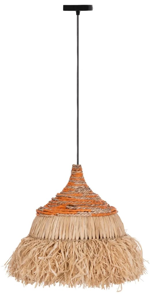Φωτιστικό Οροφής SIFO C4714 Ίνες Sisal &amp; Μπανάνας Φυσικό - Mix Φ35x45Υ εκ. 35x35x45 εκ.