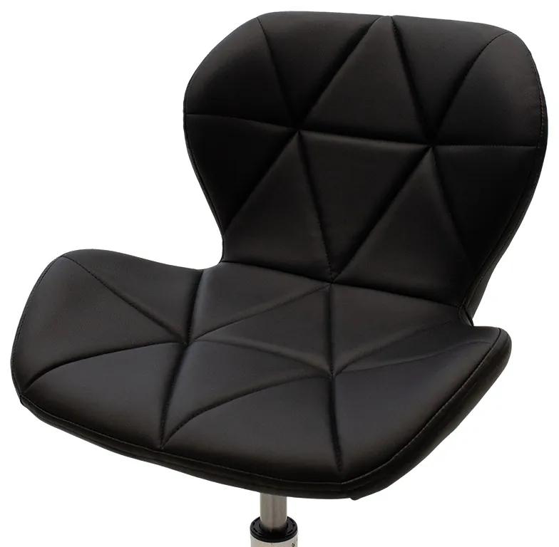 Καρέκλα γραφείου εργασίας Frea II pakoworld PU μαύρο - Μέταλλο - 127-000029