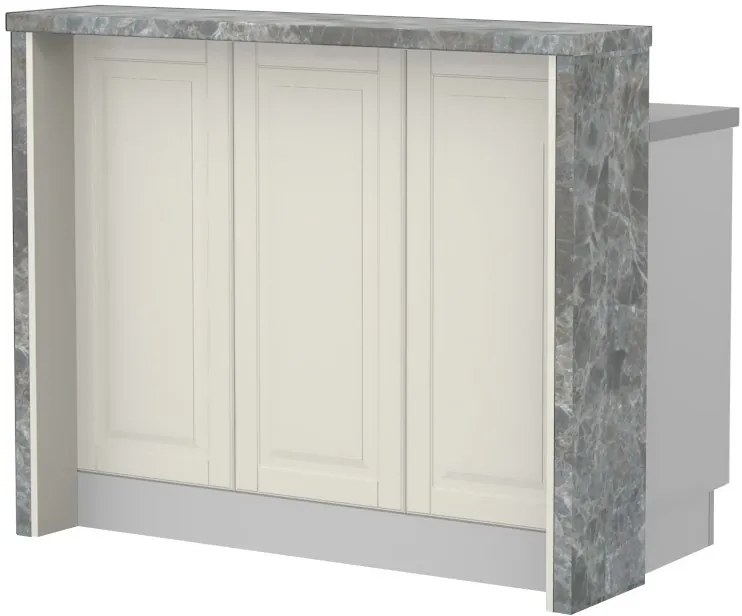 Πάγκος νησίδας Toscana-Μήκος: 120 εκ.-Siena marble