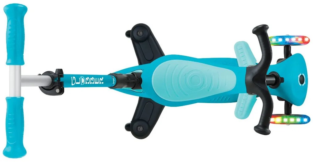 Globber Scooter Foldable Go.Up Active Lights 360 Aqua