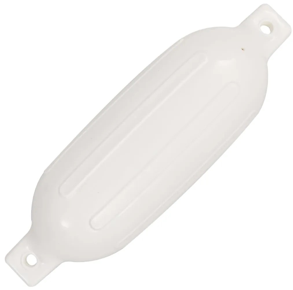 vidaXL Προφυλακτήρες Σκάφους 4 τεμ. Λευκοί 58,5 x 16,5 εκ. από PVC
