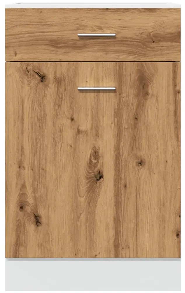 vidaXL Έπιπλο Με Συρτάρι Lyon Αρτισιανή Δρυς 50x46x81,5εκ.