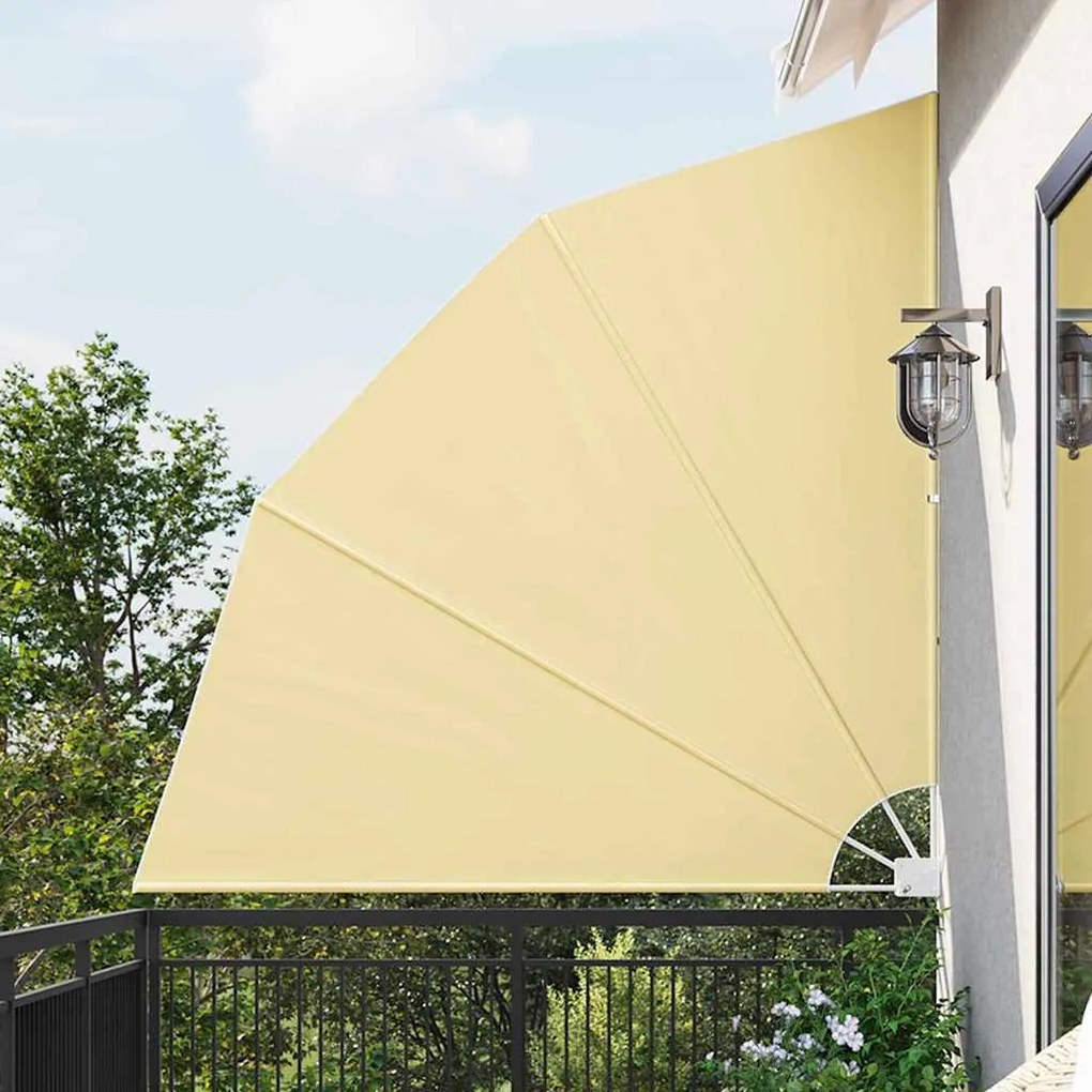 Αδιάφανο σκίαστρο μπαλκονιού Άμμος 210 x 210 cm Πολυεστέρας