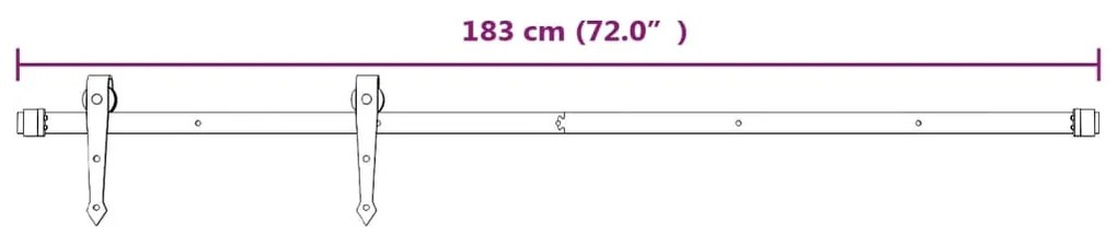 ΣΥΡΟΜΕΝΗ ΜΕΣΟΠΟΡΤΑ ΜΕ ΜΗΧΑΝΙΣΜΟ 70 X 210 ΕΚ. ΜΑΣΙΦ ΞΥΛΟ ΠΕΥΚΟΥ 3203219