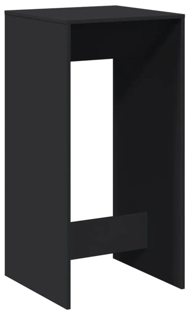 vidaXL Τραπέζι Μπαρ Μαύρο 51x50x103,5 εκ. Επεξ. Ξύλο