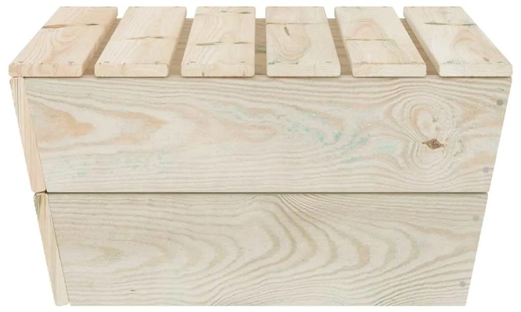 vidaXL Τραπέζι Κήπου 60x60x30 εκ. από Εμποτισμένο Ξύλο Ερυθρελάτης