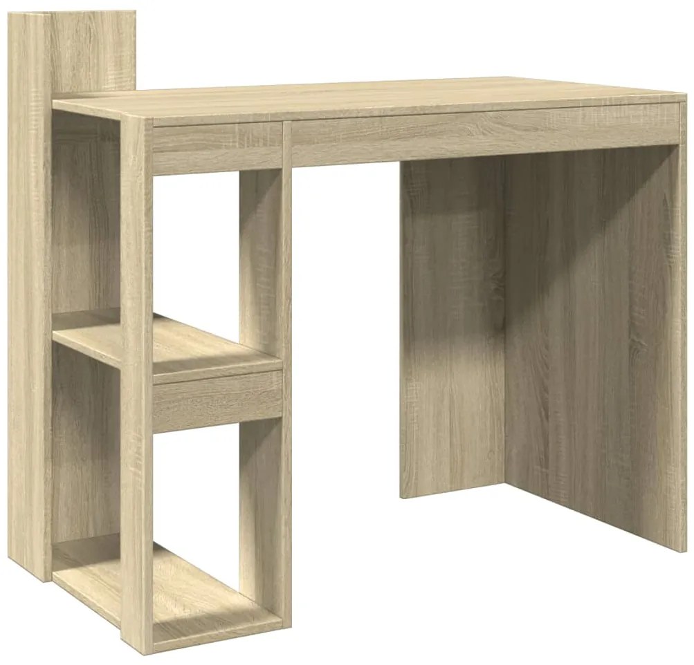 vidaXL Γραφείο Sonoma Δρυς 103,5x56,5x94 εκ. από Επεξεργασμένο Ξύλο
