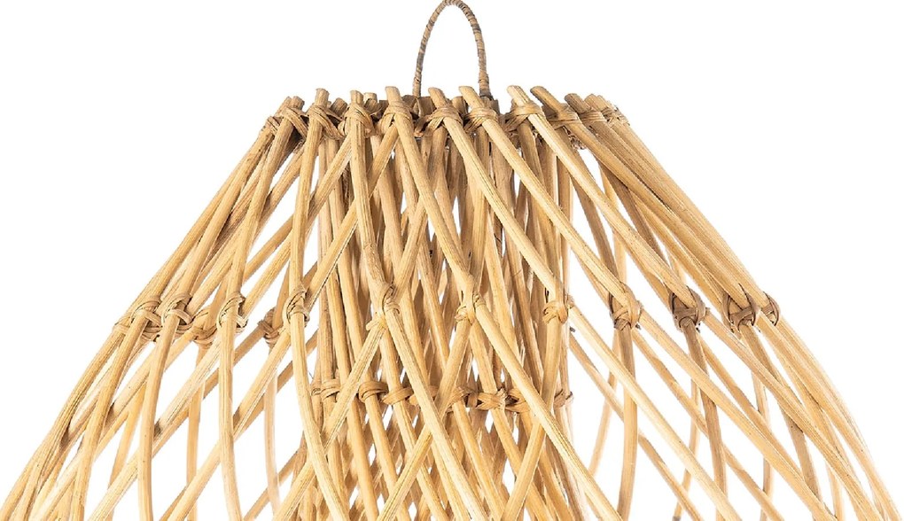 Ceiling Light S Line Ø64cm Rattan Χειροποίητο Κρεμαστό S1763-00N3