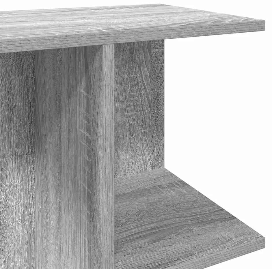 Κομοδίνο Γκρι Sonoma 46,5x29x61 εκ. από Επεξεργασμένο Ξύλο - Γκρι