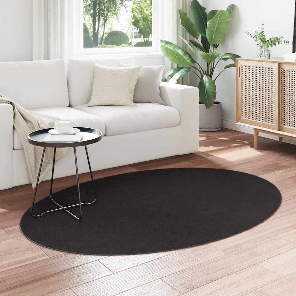 vidaXL Χαλί Μαύρο 120 x 170 cm Πολυεστέρας