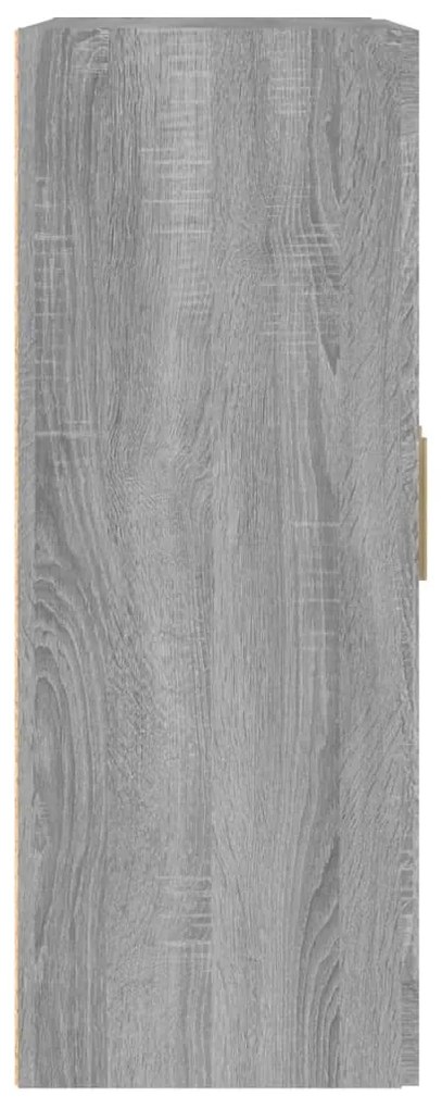 vidaXL Ντουλάπι Τοίχου Γκρι Sonoma 69,5x32,5x90 εκ. από Επεξ. Ξύλο