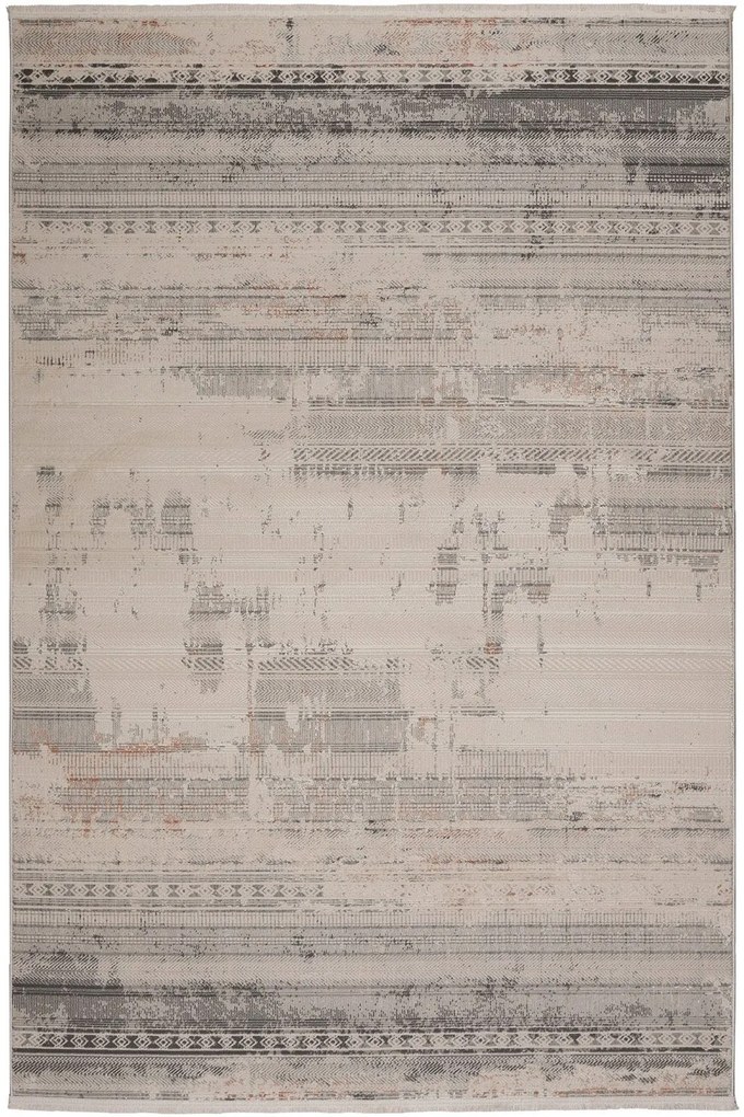 Χαλί Cadonne JA65C Cream-Grey Βιοκαρπέτ 200X290cm