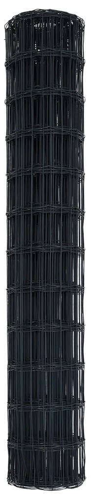 vidaXL Γκρι Ευρωπαϊκό Φράχτη 1.2x10 μ Σίδηρος