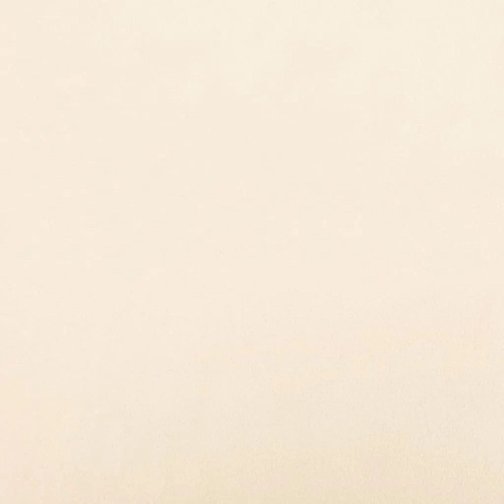 vidaXL Πολυθρόνα Relax Λευκό Κρεμ Βελούδινη