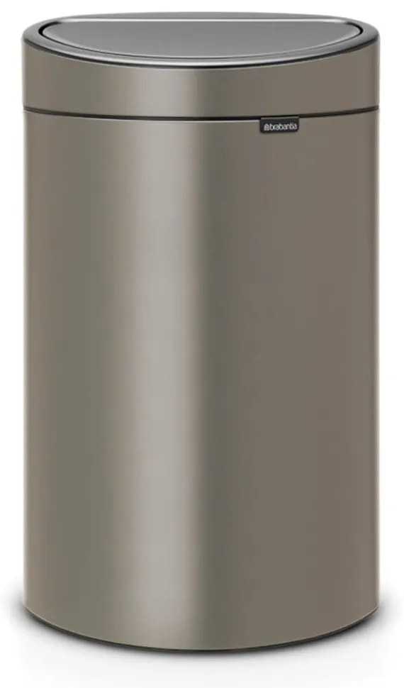 Brabantia 649732 Κάδος απορριμμάτων Touch Bin New 40L, Platinum
