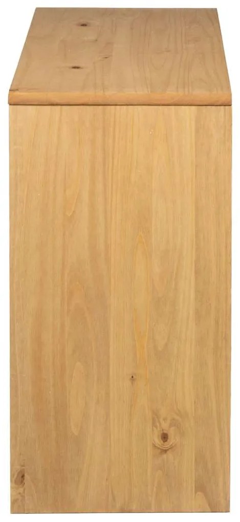 vidaXL Τραπέζι Κονσόλα SAUDA Δρυς 89,5x36,5x73 εκ. Μασίφ Ξύλο Πεύκου