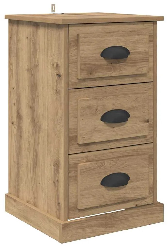 vidaXL Κομοδίνο Artisan Oak 39 x 39 x 67,5 εκ. Επεξεργασμένο ξύλο